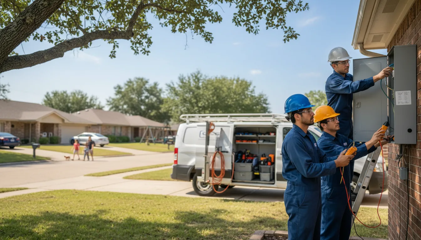 Certified electrician providing emergency electrical services in Lanett, AL